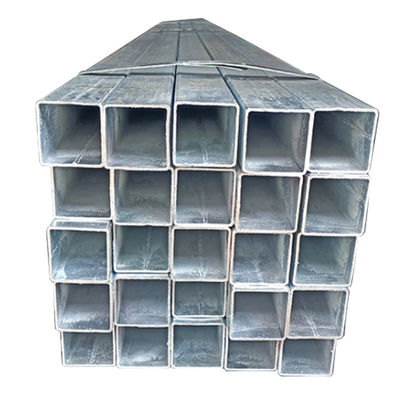 50 x 50 제곱 진열 철강 파이프 튜브 100 x 100 x 4 mm ASTM BS GI 실제 무게에 의한 청구서