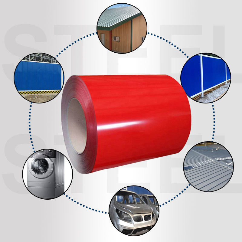 ASTM/AISI/SGCC/CGCC/TDC51DZM/DX51D Z Q195-q345 등급 두 번 코팅 된 색상 PPGI 지붕 잎에 대한 페인트 된 진열 코일