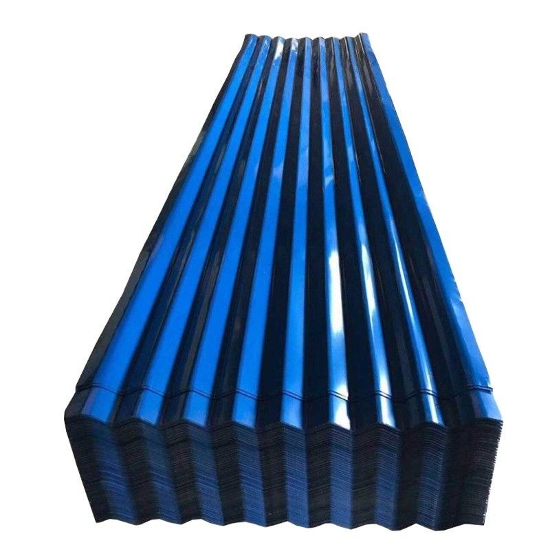 665-1100mm 너비 RAL 9047 및 RAL 9002 금속 지붕 필요를위한 GMI 가루화 지붕 엽