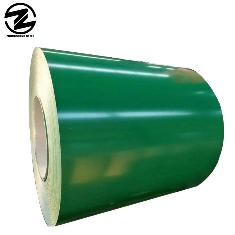 DX53D ppgi 색상 코팅 전차 가루화 된 냉불 철 코일 다재다능 응용을위한 0.2mm-0.6mm 두께