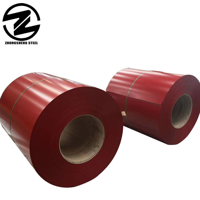 Z121-Z180 코팅 0.12-1.2mm 두께 컬러 코팅 스틸 코일