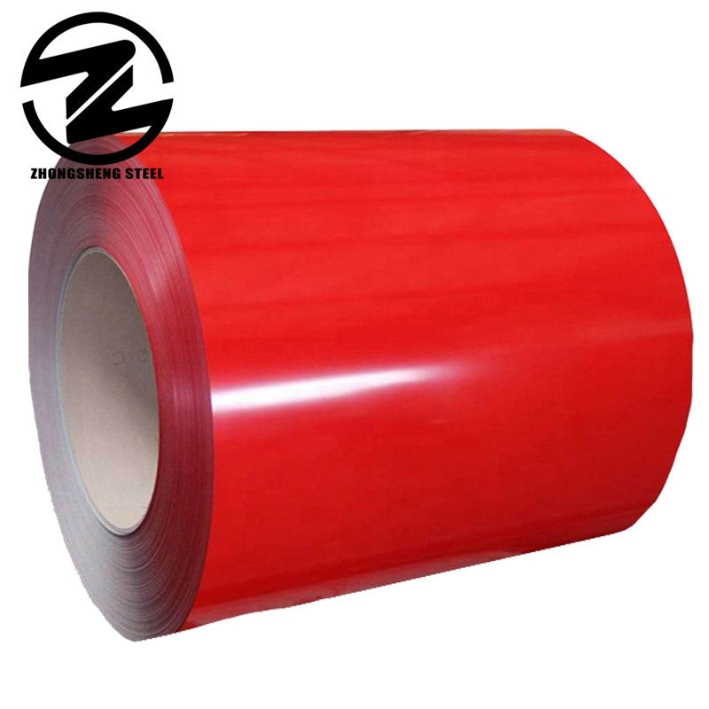 콜드 롤링 진료 스틸 20/10 um 코팅 1200mm 크기의 PPGI 전 페인트 코일 월 매출량 10 000 톤