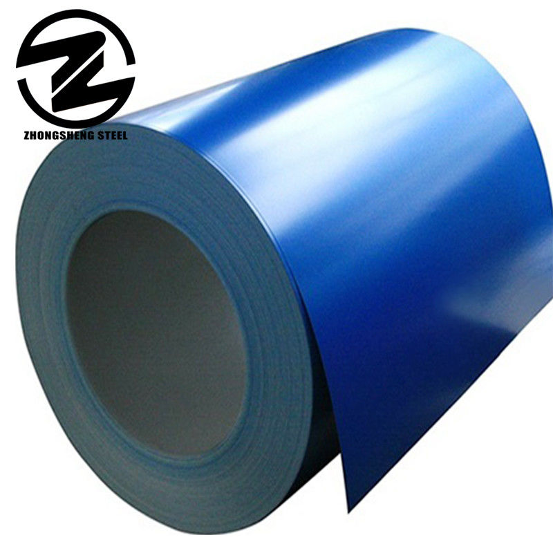 3-5 톤 코일 무게 Z121-Z180 코팅 RAL5017 파란색 PPGI 스틸 코일 0.21*914mm