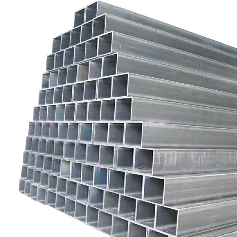 GB 표준 GI 장전 정사각형 직사각형 튜브 길이 12M, 두께 2mm 보장 50x100mm 100x100mm 크기