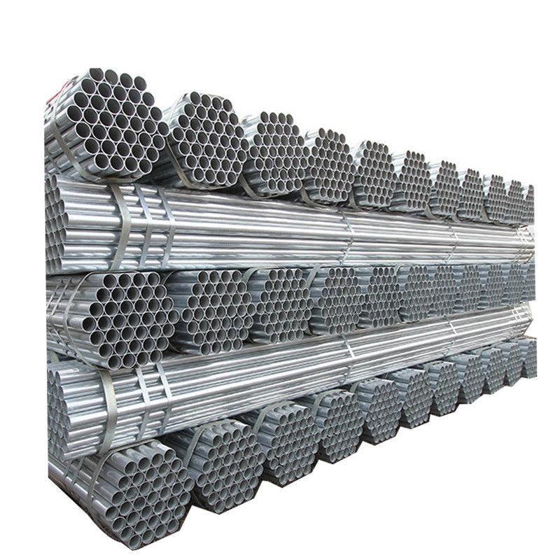 가볍게 기름진 3&quot; 125mm 지름의 원형 진열 파이프 HVAC용 ASTM A120 BS 1387 핫 딥 85 진열 철강 파이프